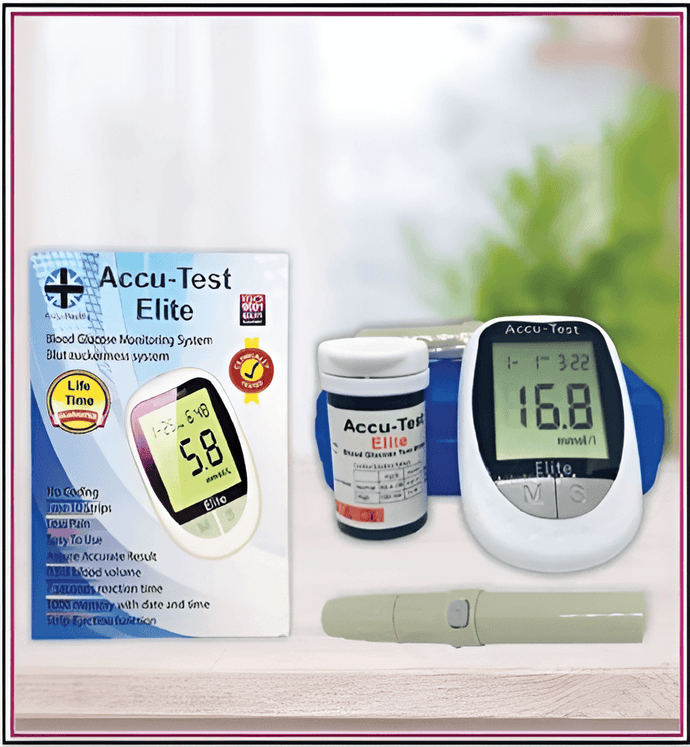 Accu Test Elite- Blood Glucose Monitoring System | Hateemtai.com